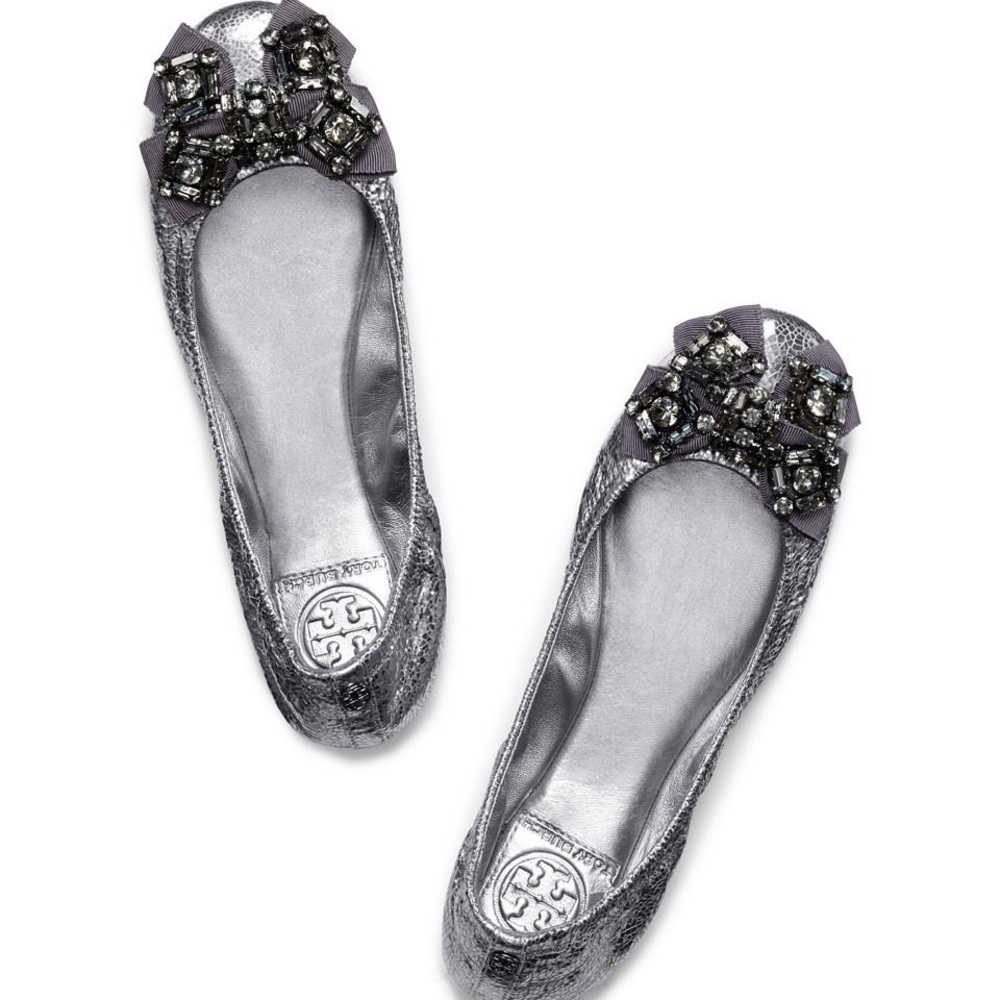 Tory Burch The Azalea Ballet Flats Sliver 5